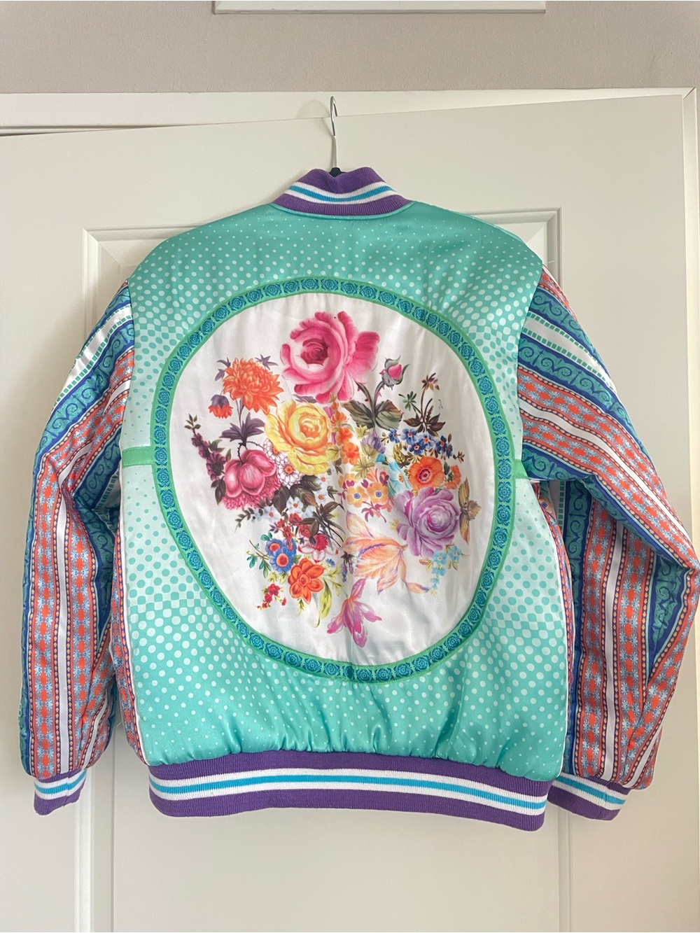 Romance Was Born Silk Floral Jacket